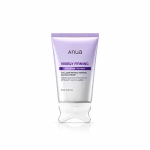 Антивіковий крем-масажер для шиї та декольте з колагеном і ретинолом Anua Collagen Retinol Refining Gua Sha Cream, 80 мл 