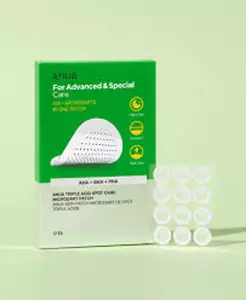 Патчі проти прищів з кислотами Anua Triple Acid Spot Care Microdart Patch, 12 шт.