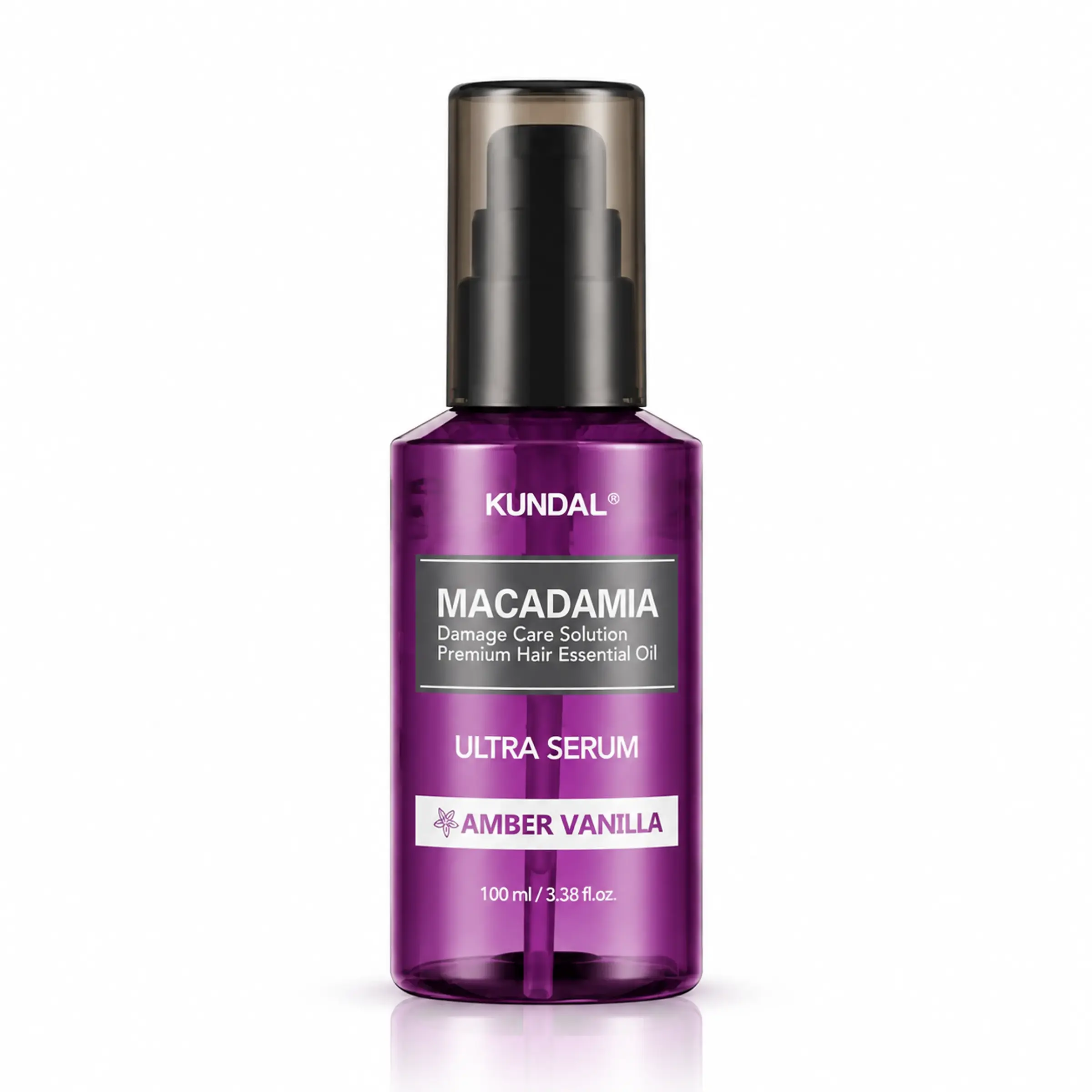 Зволожувальна сироватка для волосся KUNDAL Macadamia Ultra Hair Serum Amber Vanilla, 100 мл