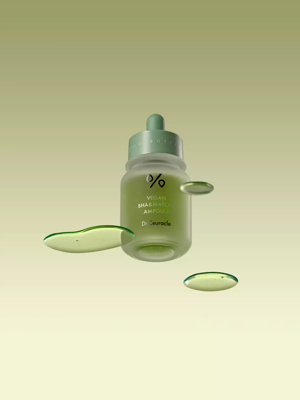 Ампульна сироватка з BHA-кислотою та екстрактом чаю матчa Dr.Ceuracle Vegan BHA&Matcha Ampoule, 30 ml 