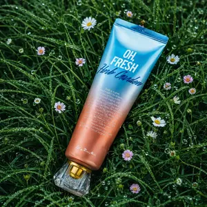 Крем для тіла із свіжим трав'яним ароматом Kiss by Rosemine Fragrance Cream Oh, Fresh Herb Garden, 140 мл