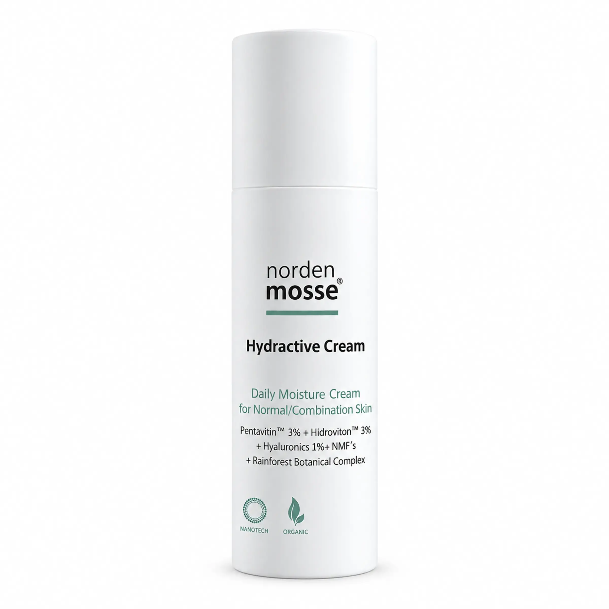 Зволожувальний крем для обличчя з пентавітином Norden Mosse Hydractive Cream, 50 мл