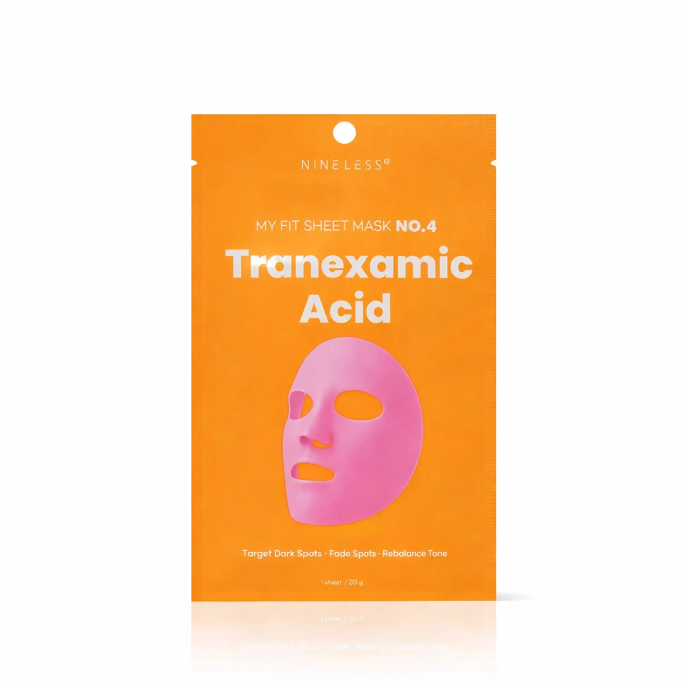 Освітлювальна тканинна маска з транексамовою кислотою NINE LESS My Fit Sheet Mask No.4 Tranexamic Acid, 30 мл 