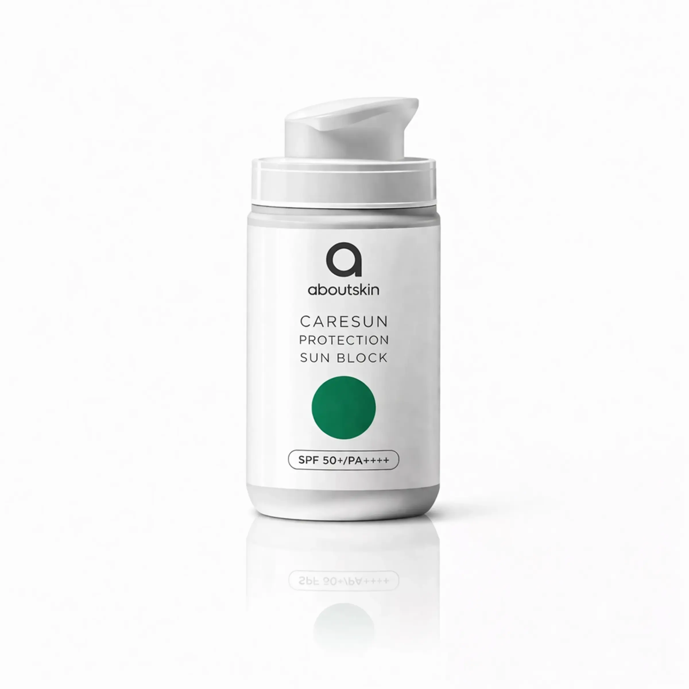 Матуючий та протизапальний сонцезахисний крем ABOUT SKIN Caresun Probiotic Matify Sun Block SPF50+/PA++++, 30 мл