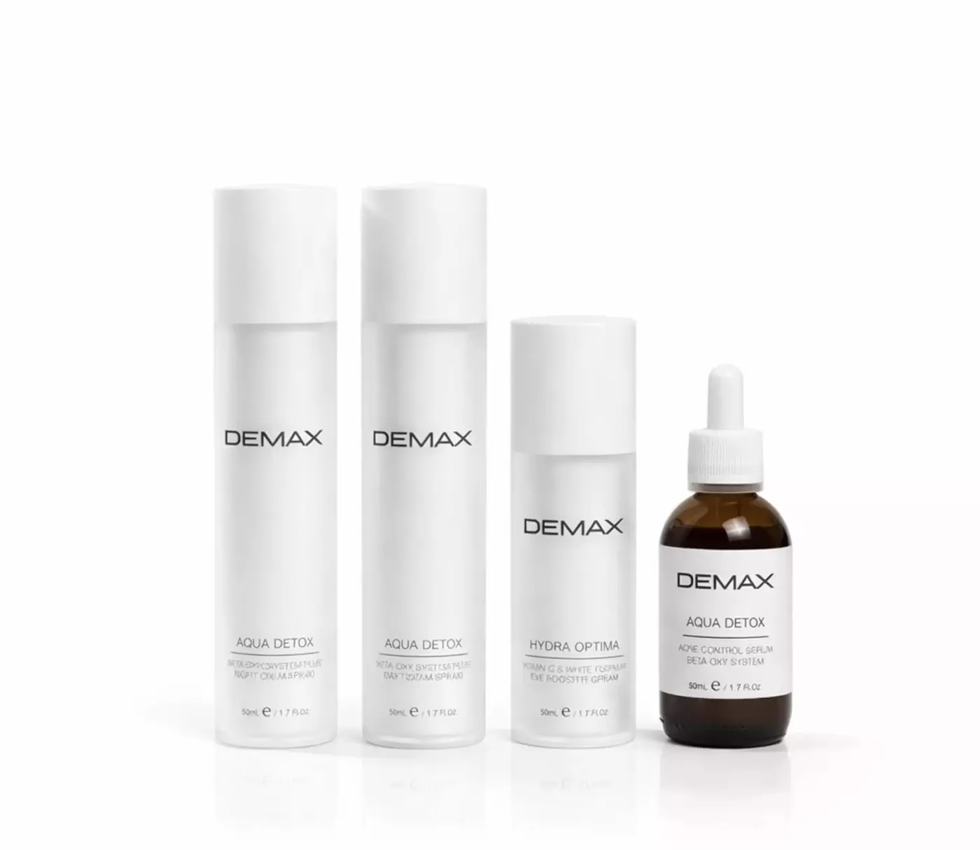 Набір для корекції запалень, акне, постакне, демодексу та розацеа Demax Aqua Detox (4 одиниці)