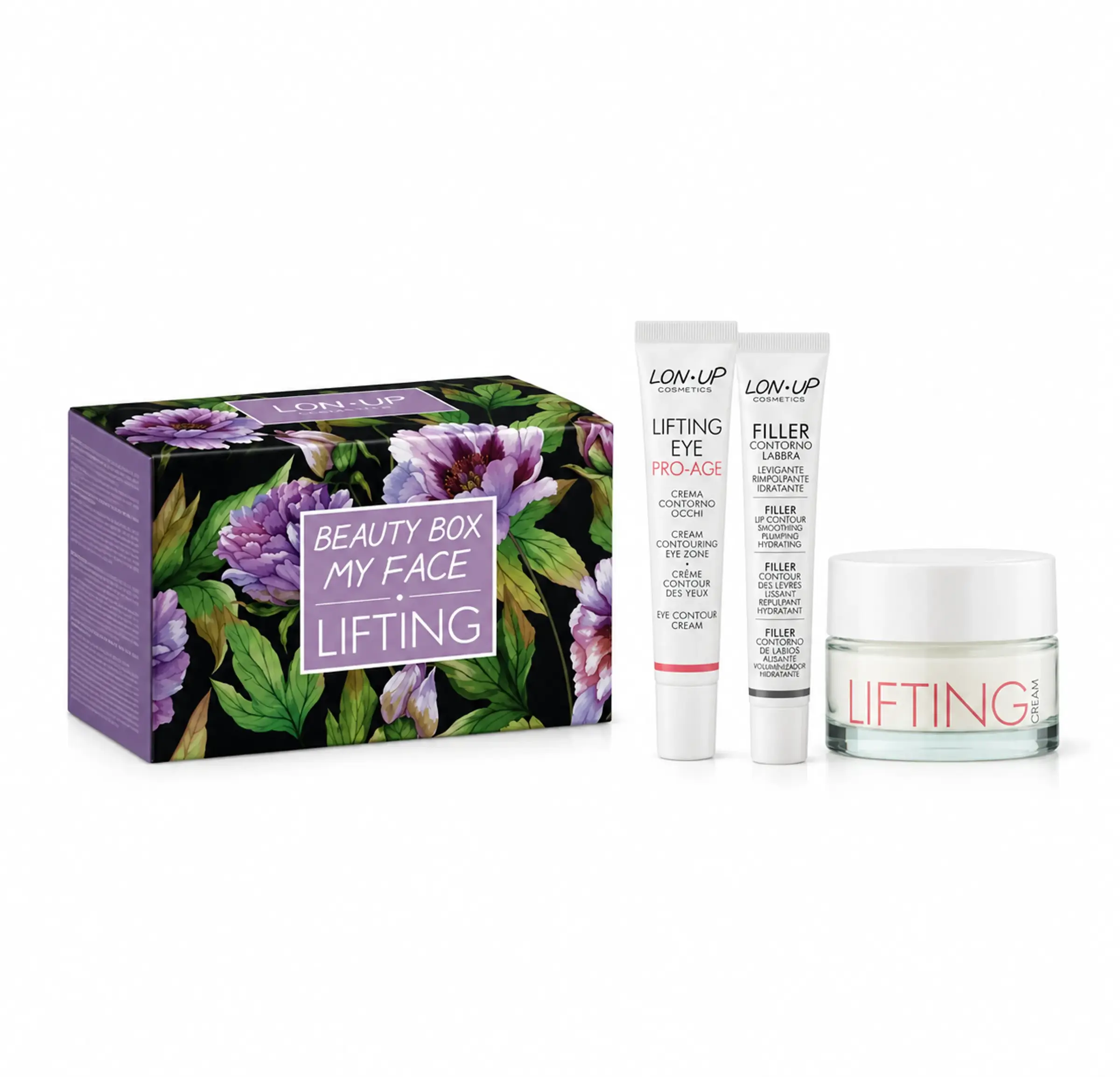 Набір для ущільнення та підтяжки шкіри Low Up Beauty Box Face LIFTING (3 одиниці)