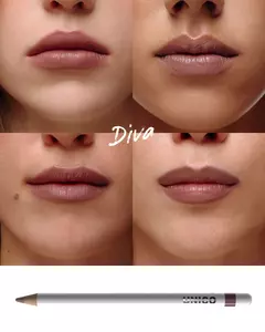 Високопігментований олівець для губ UNICO LIP PENCIL with peptides DIVА