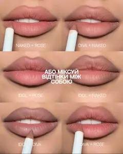Високопігментований олівець для губ UNICO LIP PENCIL with peptides DIVА