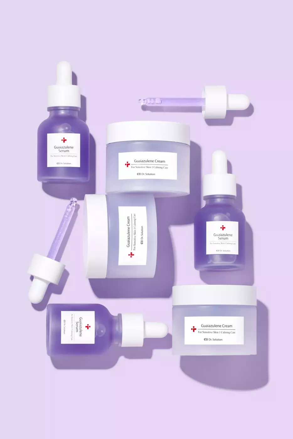 Інтенсивний заспокійливий крем з гвайазуленом, троксерутином та менадiоном Cuskin Dr.Solution Guaiazulene Cream, 50 ml  Інтенсивний заспокійливий крем з гвайазуленом, троксерутином та менадiоном Cuskin Dr.Solution Guaiazulene Cream, 50 ml