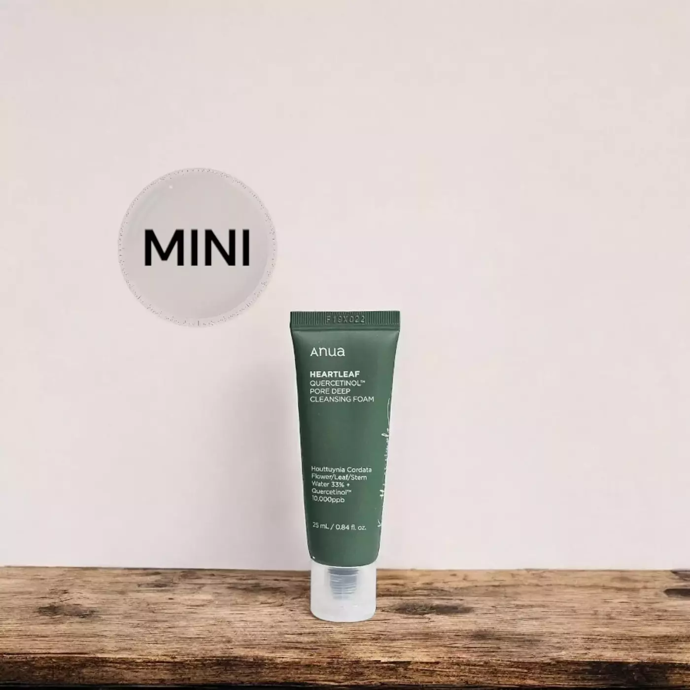 Глибокоочисна пінка для вмивання ANUA Heartleaf Quercetinol Pore Deep Cleansing Foam, 25 ml