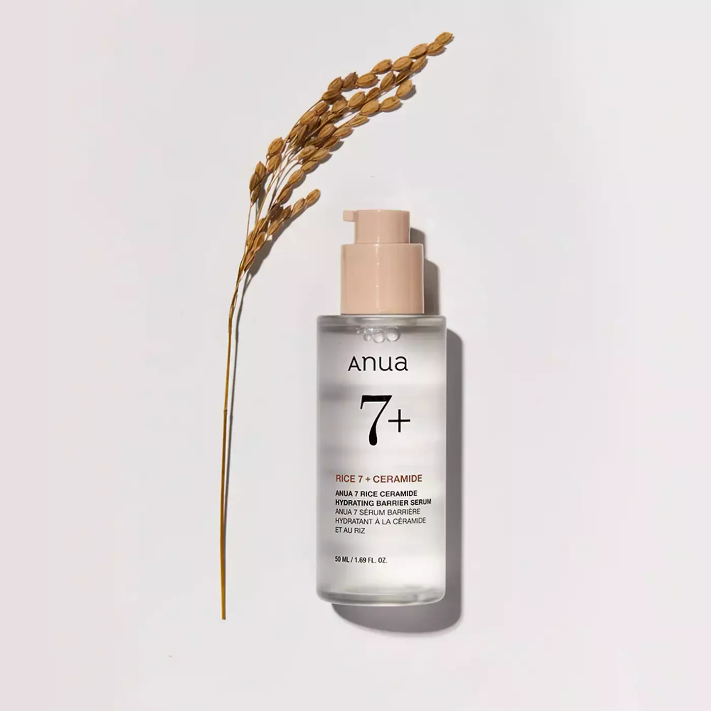 Поживна сироватка з рисовим екстрактом і керамідами Anua 7 Rice Ceramide Hydrating Barrier Serum,50ml