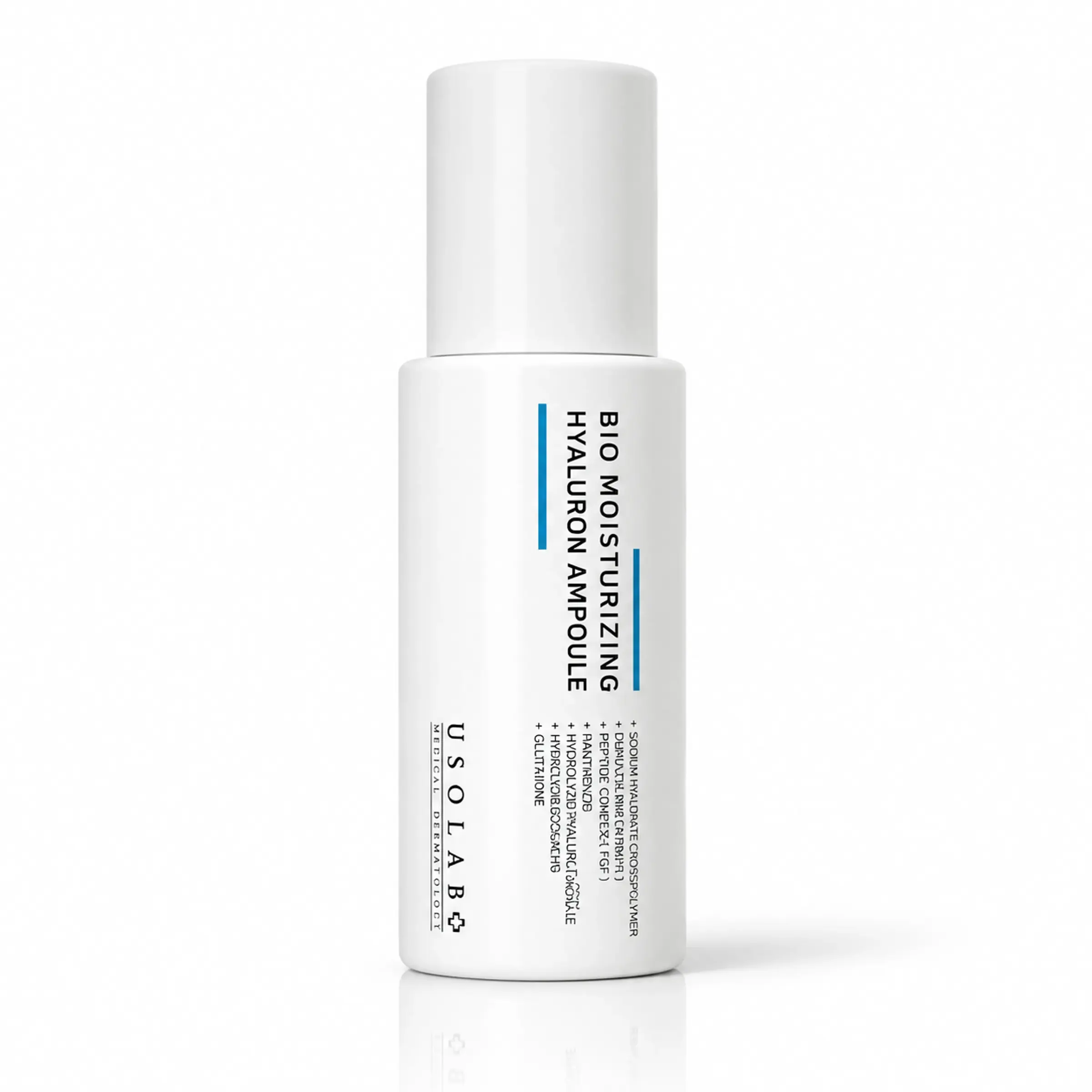 Зволожуюча ампула-біоревіталізант з омолоджуючою дією USOLAB Bio Moisturizing Hyaluron Ampoule, 50 ml