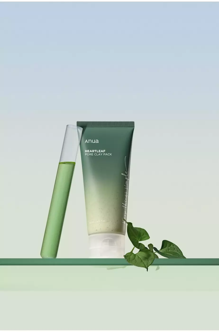 Очищуюча глиняна маска з екстрактом хауттюйнії Anua Heartleaf Pore Clay Pack, 100 ml 