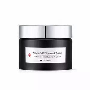 ОСВІТЛЮЮЧИЙ АНТИОКСИДАНТНИЙ КРЕМ З НІАЦИНАМІДОМ 10% ТА ВІТАМІНОМ С Cuskin DR.SOLUTION NIACIN 10% VITAMIN C CREAM, 50 ml 
