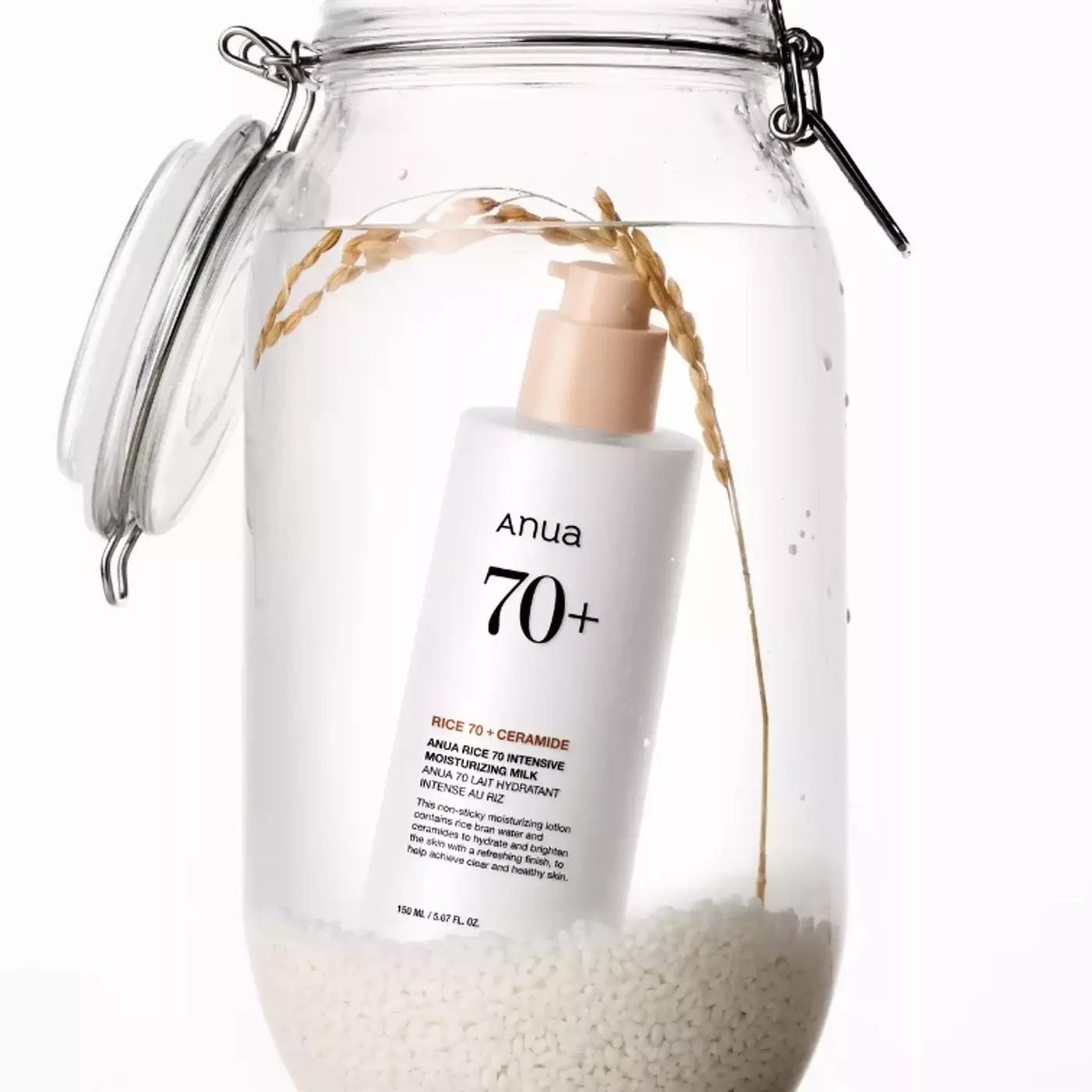 Зволожувальне молочко-емульсія Anua Rice 70 Intensive Moisturizing Milk, 150 ml