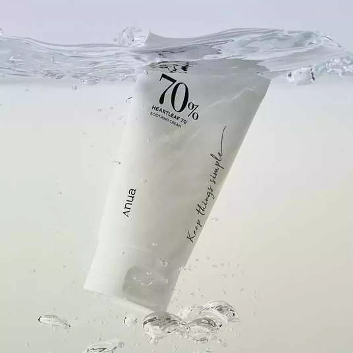Пом’якшувальний крем для обличчя з екстрактом хауттюйнії Anua Heartleaf 70% Soothing Cream, 100 ml