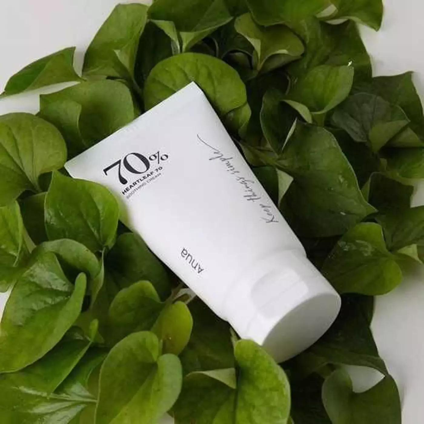 Пом’якшувальний крем для обличчя з екстрактом хауттюйнії Anua Heartleaf 70% Soothing Cream, 100 ml