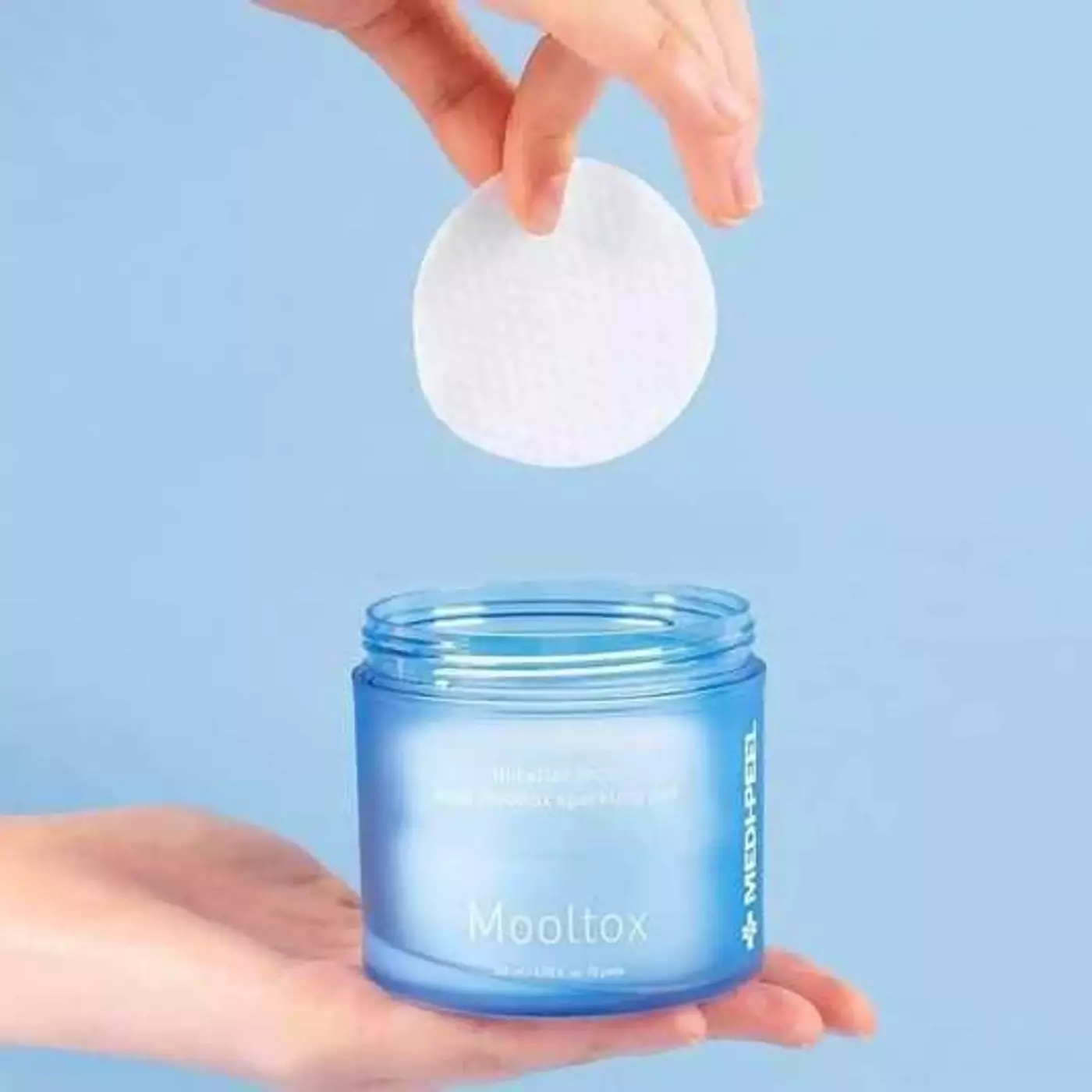Пілінг-педи для обличчя для зволоження та очищення шкіри MEDI-PEEL Aqua Mooltox Sparkling Pad, 70 шт
