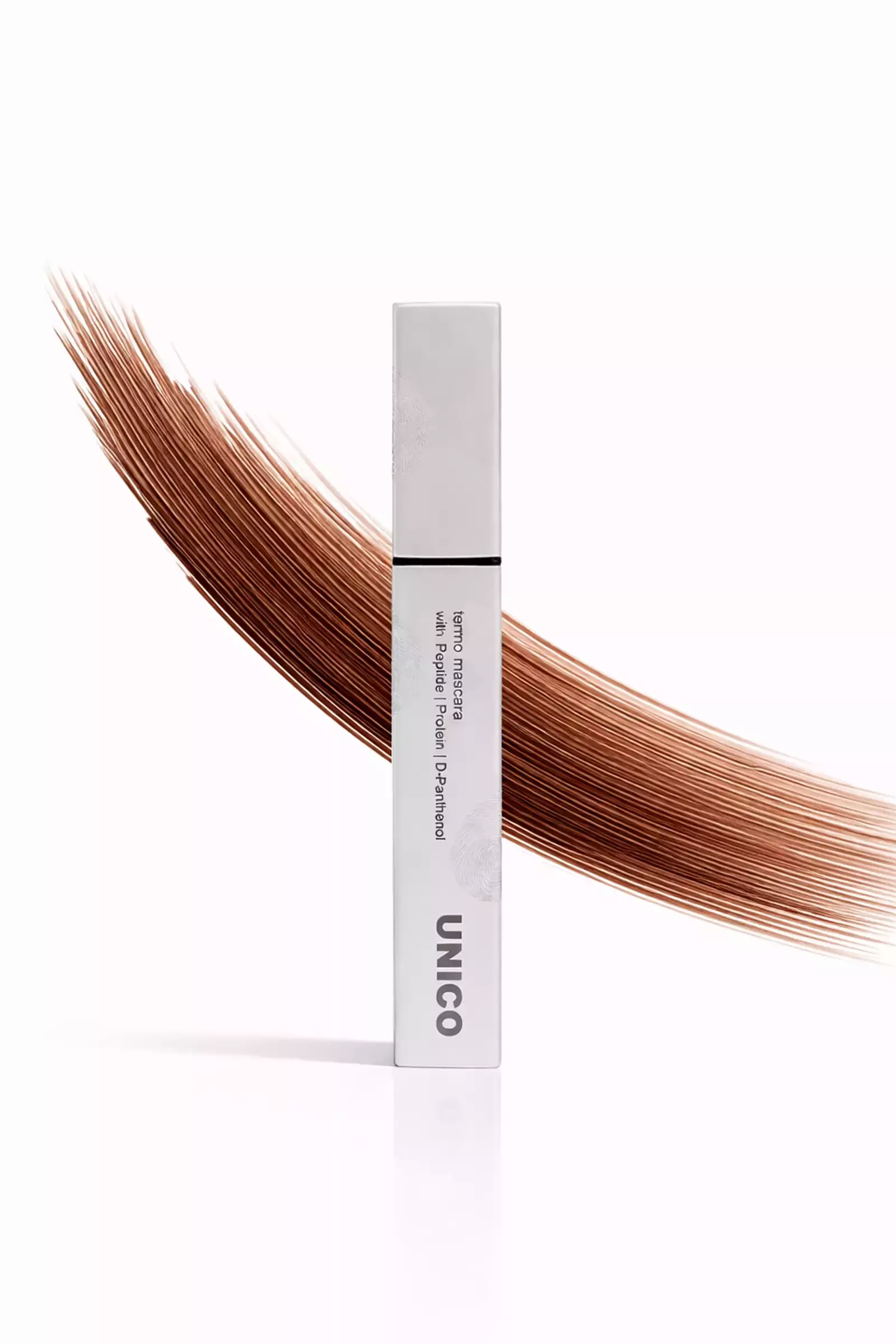 Термотуш з пептидами та протеїнами UNICO BROWN TERMO MASCARA with peptides, 10 g