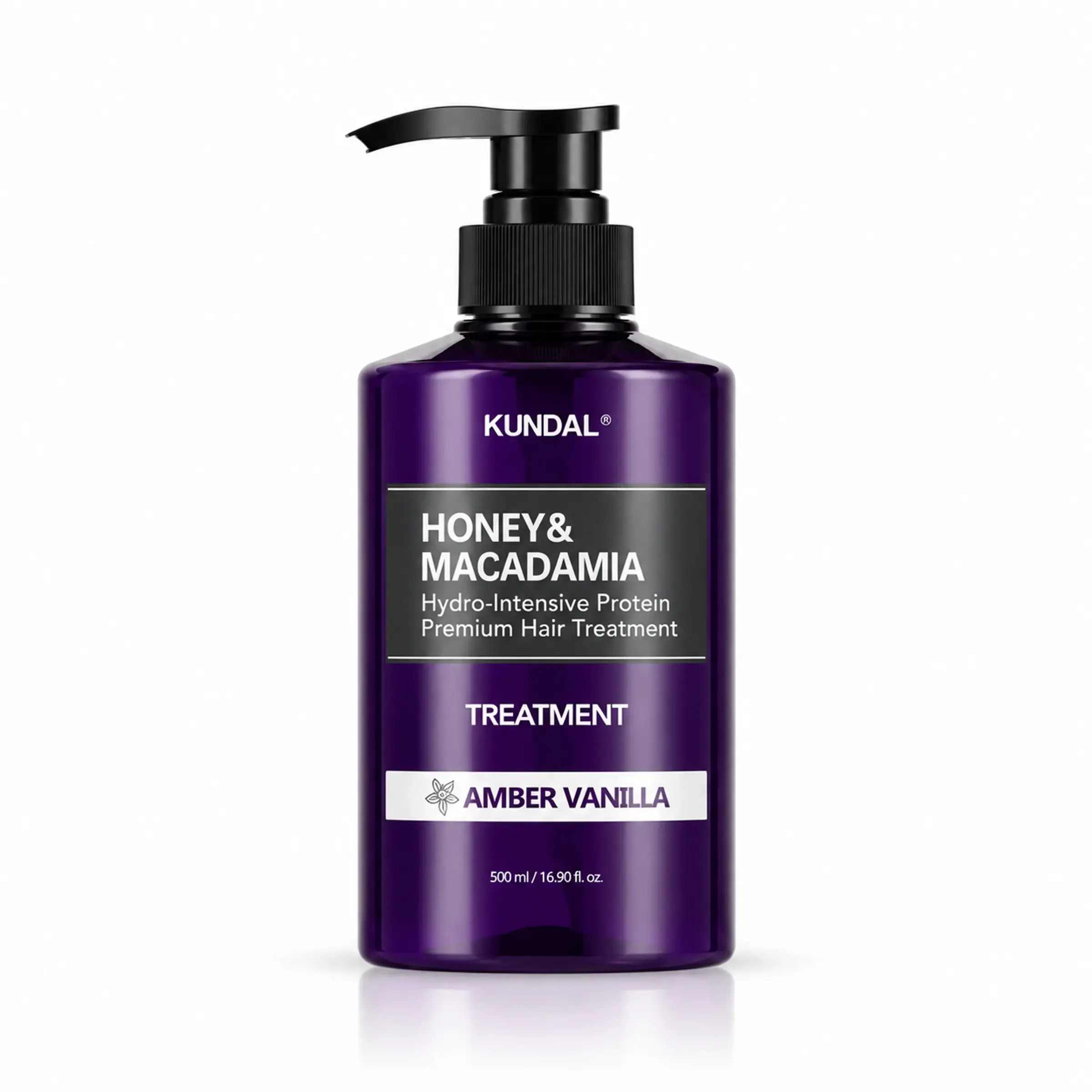Кондиціонер для волосся з медом та макадамією KUNDAL Honey & Macadamia Treatment Amber Vanilla, 500 мл