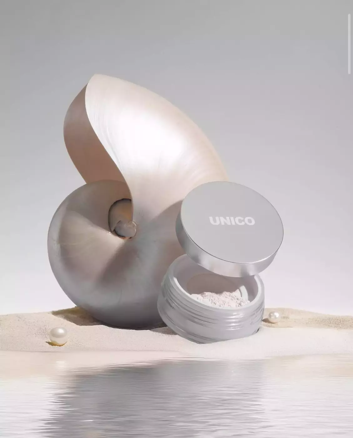 Фінішна пудра для обличчя з SPF13/PA+++ UNICO SETTING&FINISHING POWDER // TRANSPARENT (прозора), 10 g
