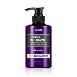 Кондиціонер для волосся з медом та макадамією KUNDAL Honey & Macadamia Protein Treatment Cherry Blossom, 500 мл