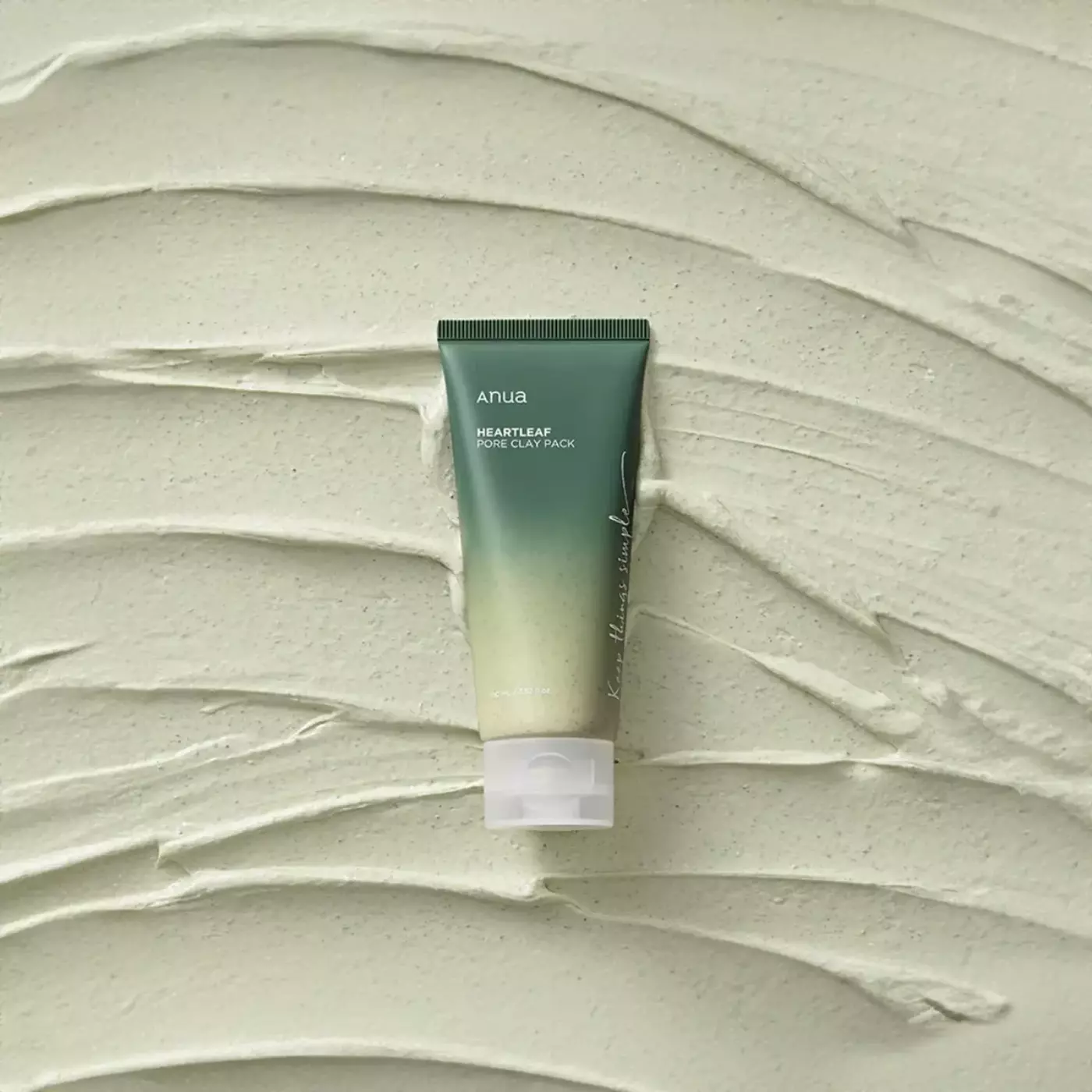 Очищуюча глиняна маска з екстрактом хауттюйнії Anua Heartleaf Pore Clay Pack, 100 ml 