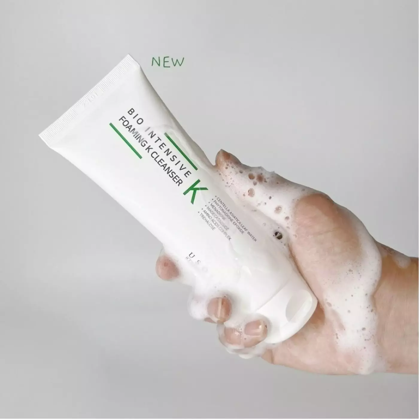 Делікатний засіб для вмивання з вітаміном К USOLAB Bio Intensive Foaming K Cleanser, 120 ml