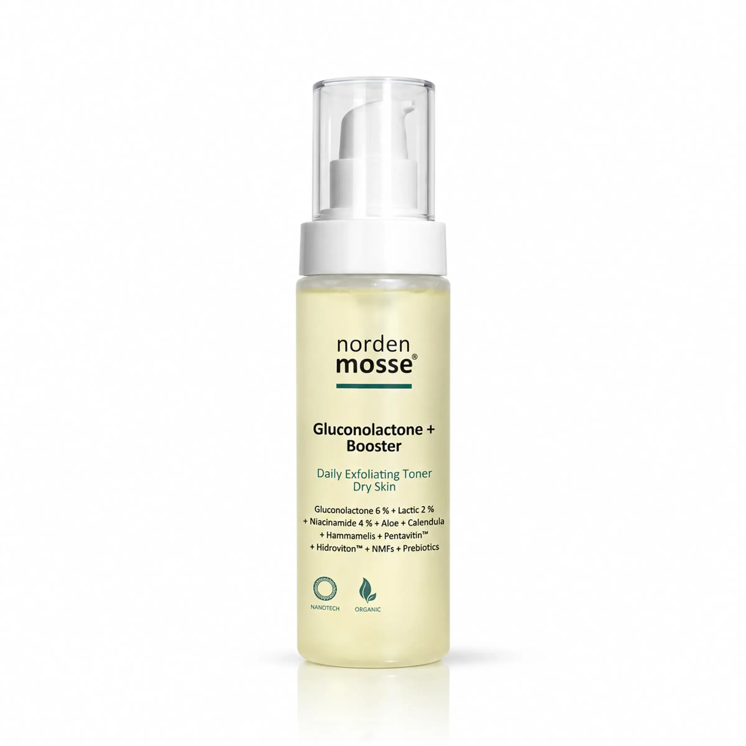 Тонер для обличчя з глюконалоктоном Norden Mosse Gluconolactone + Booster, 150 мл 