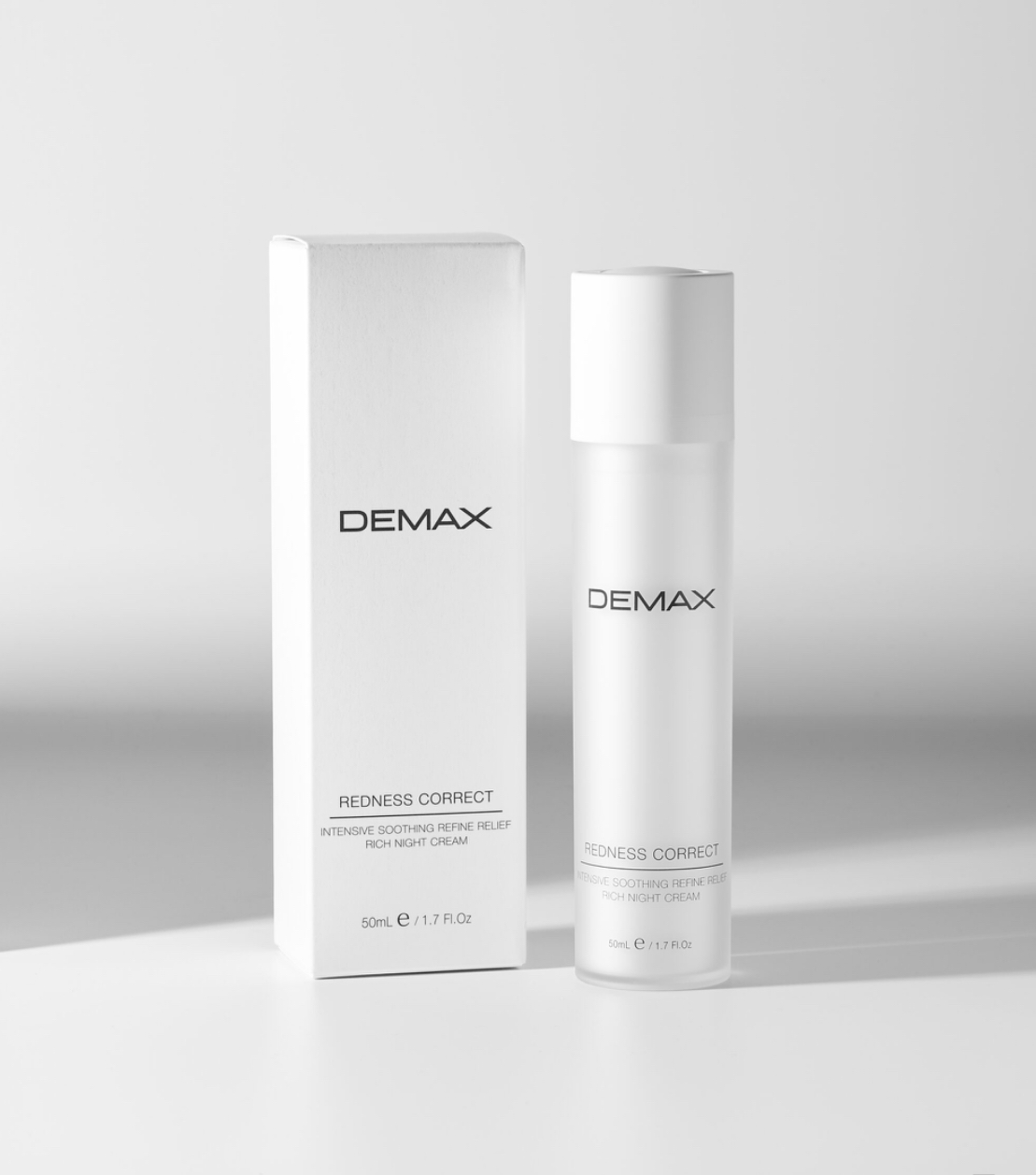 Нічний крем-коректор для сухої, чутливої та куперозної шкіри DEMAX REDNESS CORRECT INTENSIVE SOOTHING REFINE RELIEF RICH NIGHT CREAM, 50 ml  