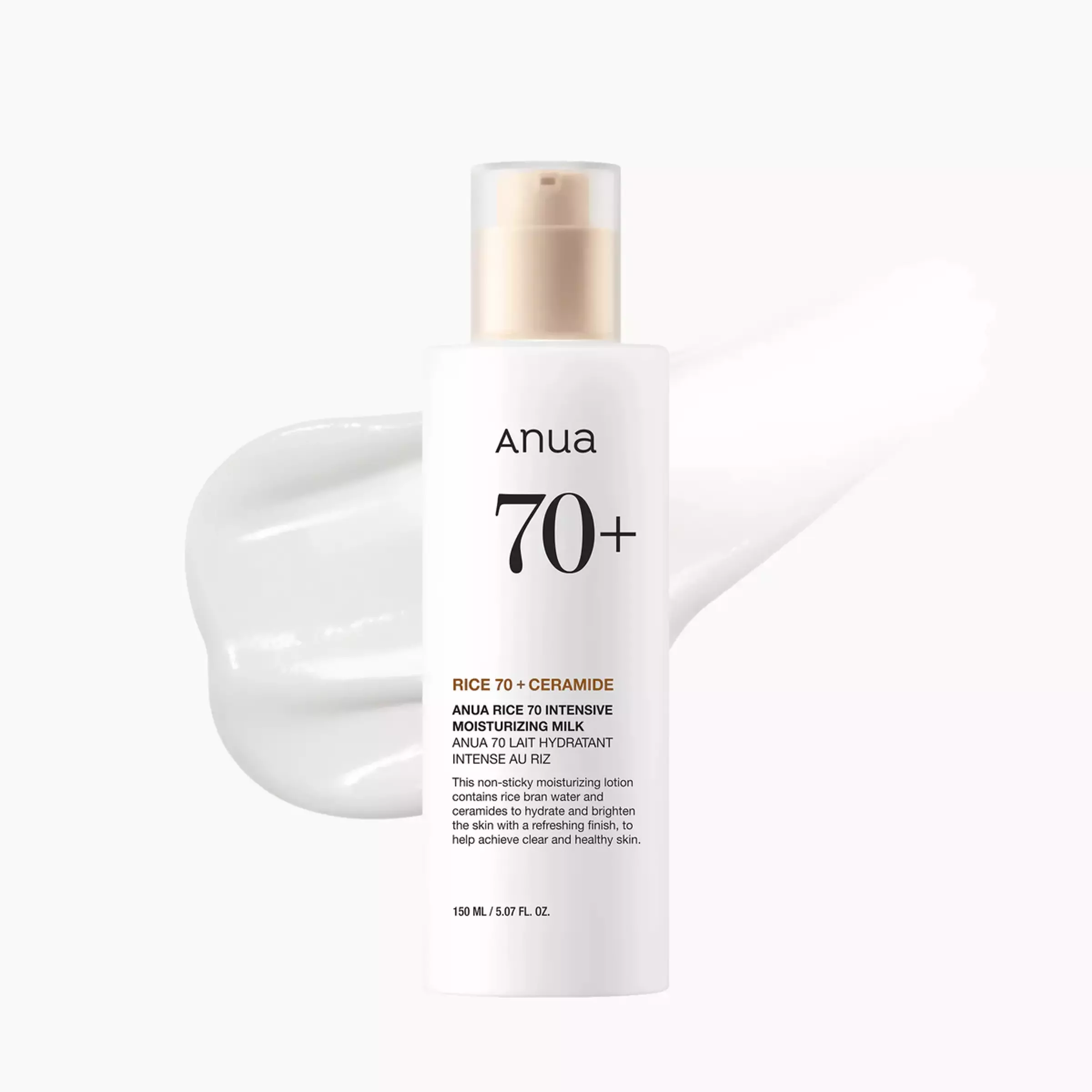 Зволожувальне молочко-емульсія Anua Rice 70 Intensive Moisturizing Milk, 150 ml