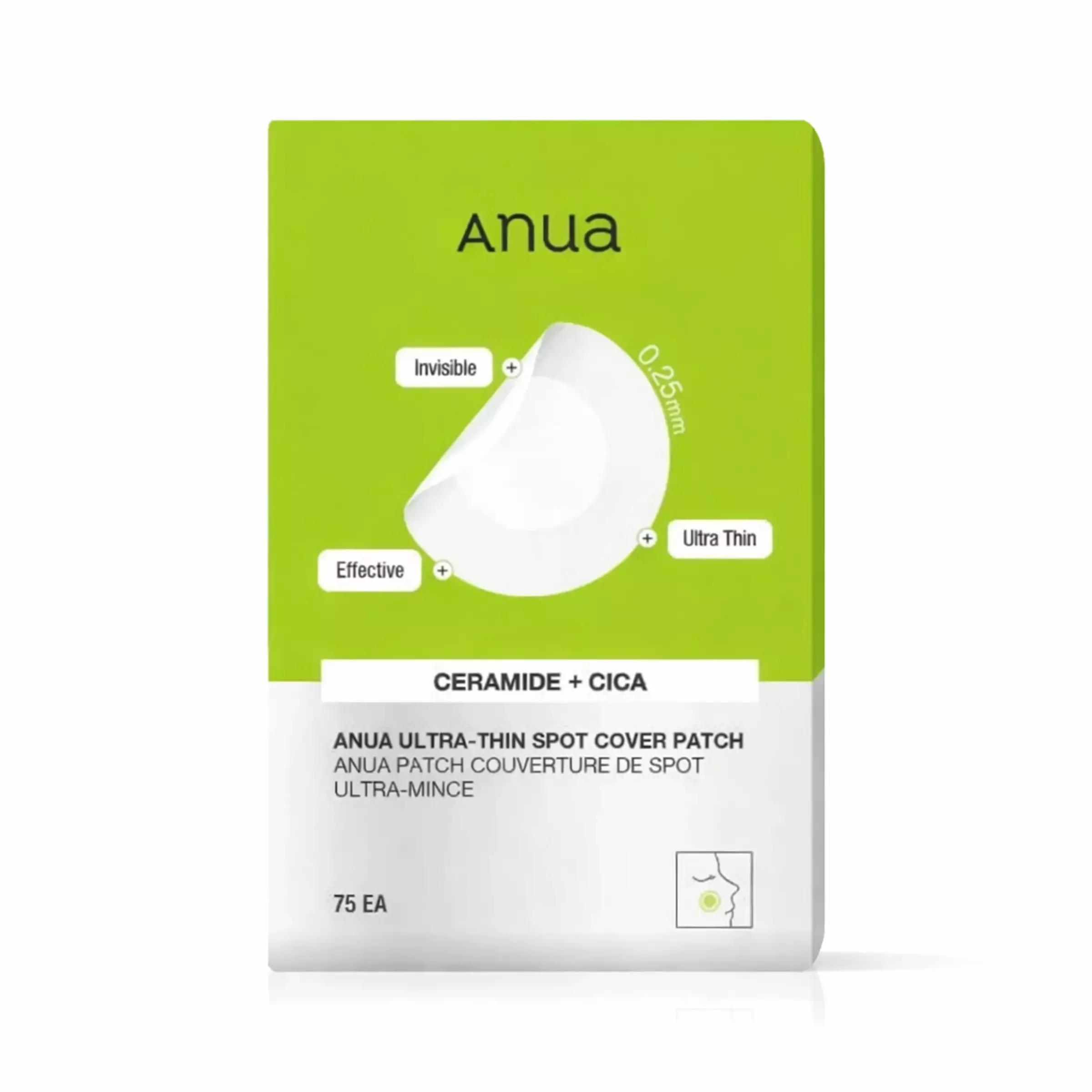 Ультратонкі патчі від висипань Anua Ultra Thin Spot Cover Patch, 75 шт.