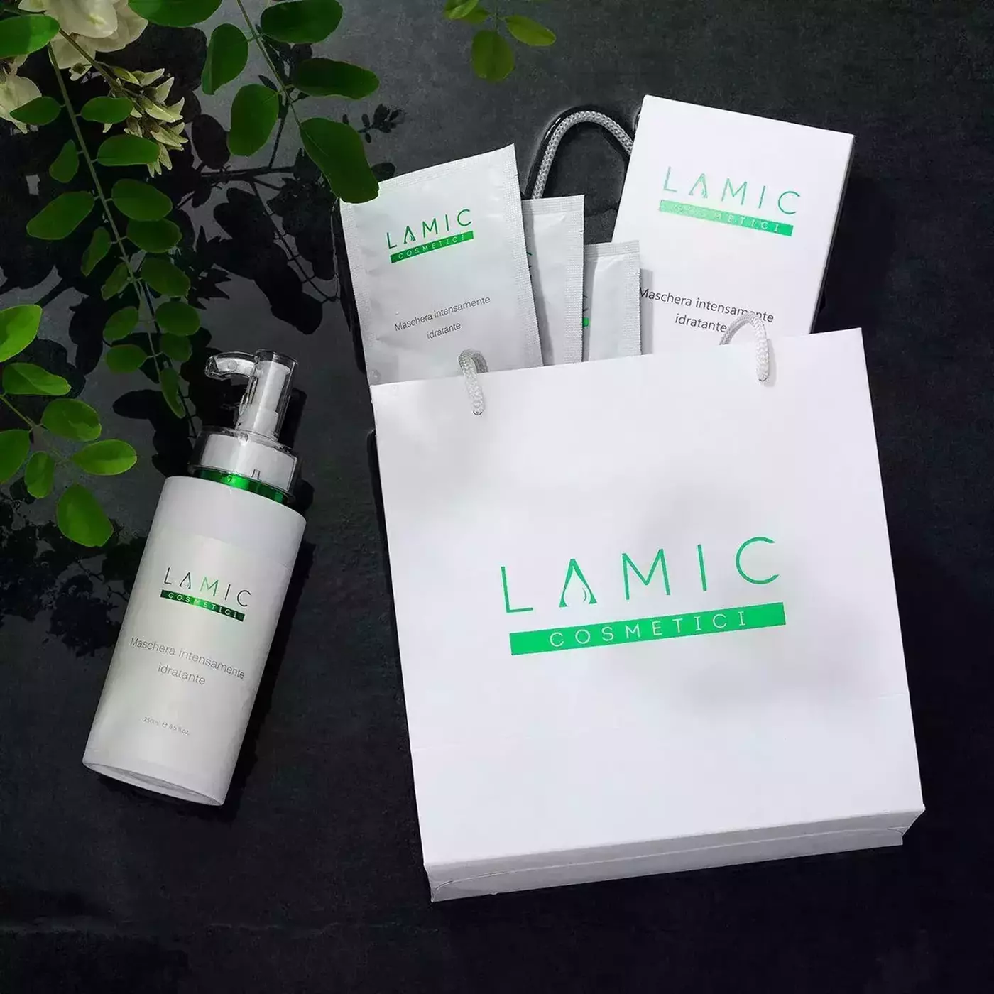 Інтенсивно зволожуюча маска «Lamic Maschera intensamente idratante», 250 ml 