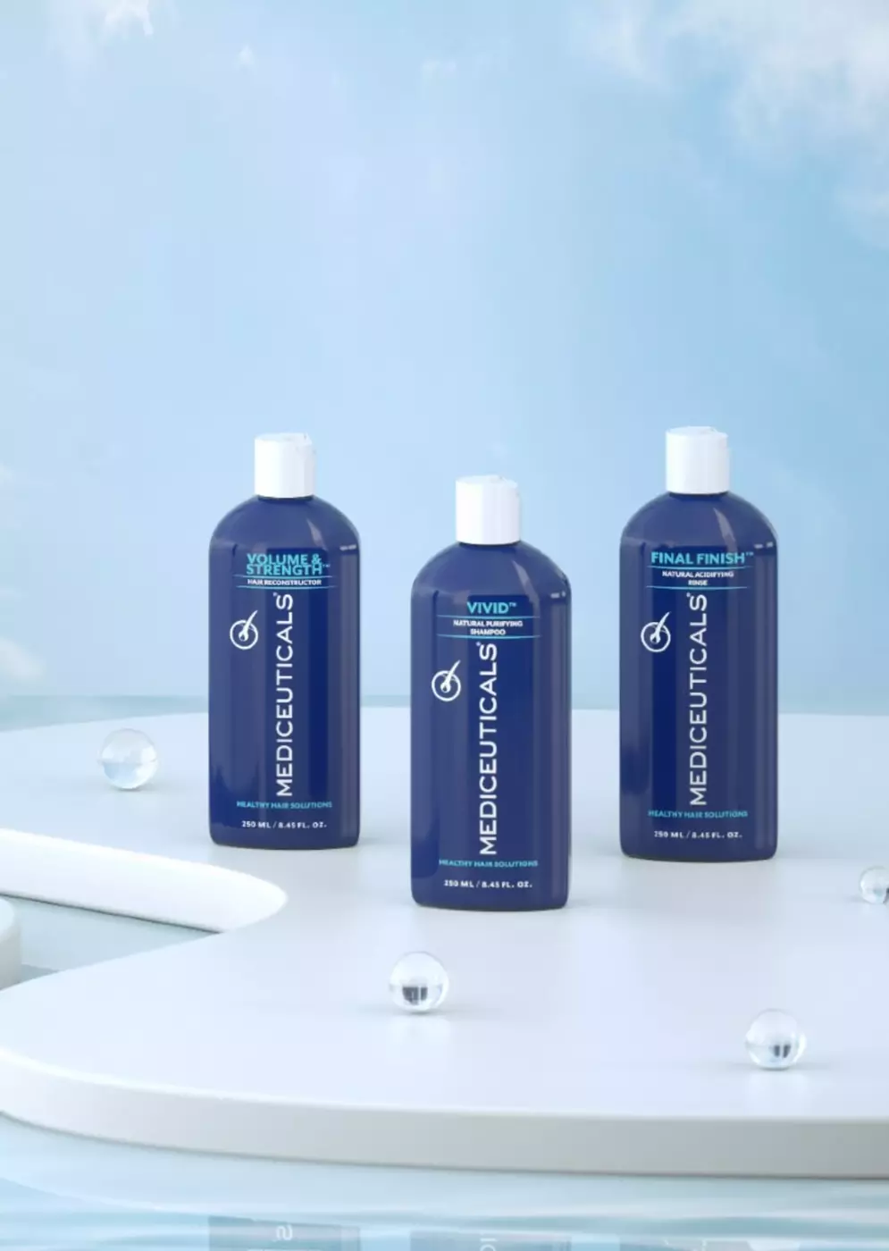 Реконструктор для тонкого, пошкодженого або ослабленого волосся Mediceuticals Volume & Strength, 250 мл