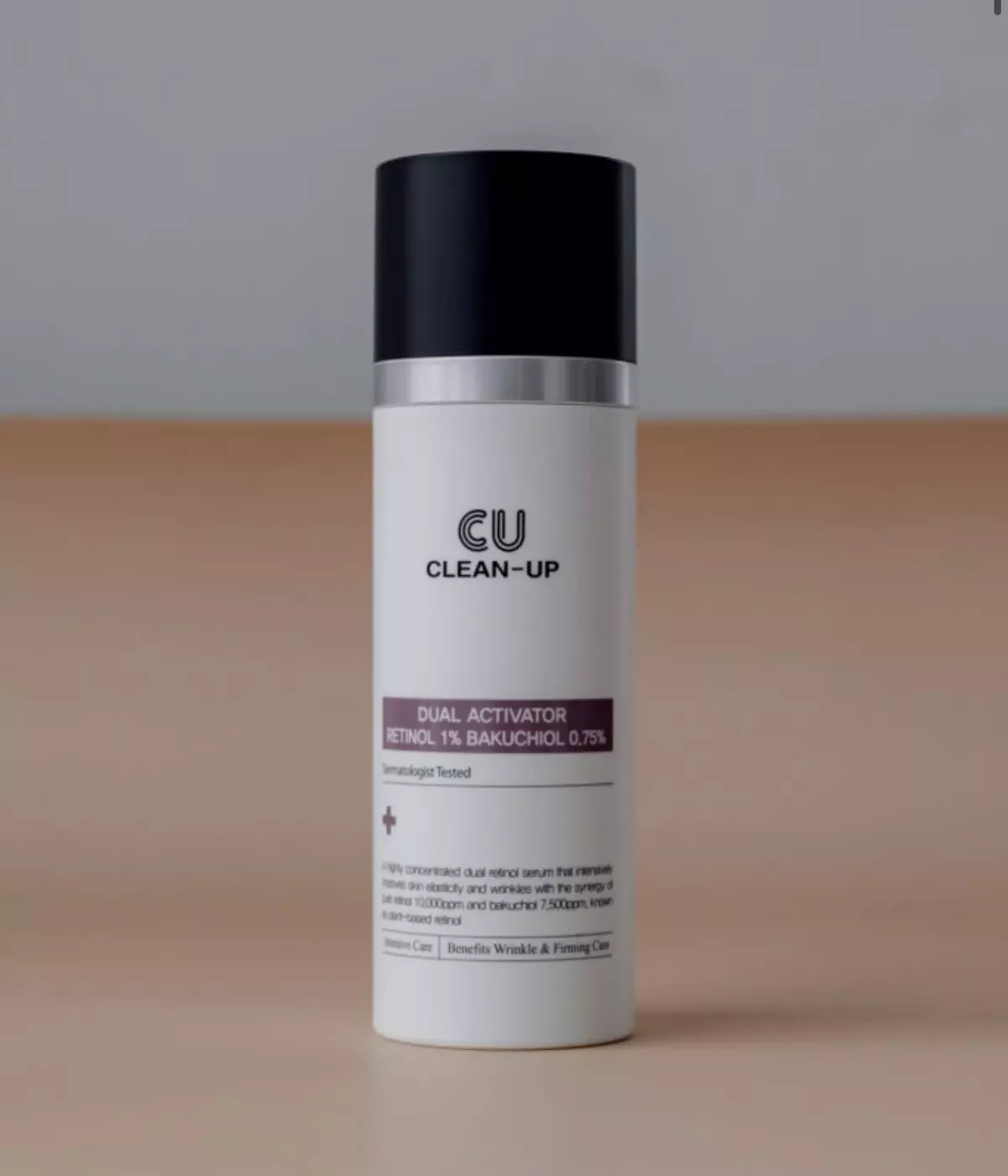 Сироватка з ретинолом 0,3% та бакучіолом 0,75% CUSKIN Clean-up Dual Activator Retinol 0.3% Bakuchiol 0.75%, 30 мл 
