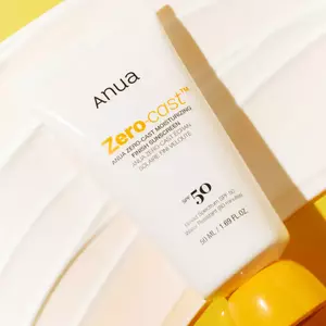 Зволожуючий сонцезахисний крем без білих слідів ANUA Zero-cast Moisturizing Finish Sunscreen, 50 ml 