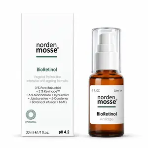 Norden Mosse BioRetinol емульсія для обличчя з бакучіолом та комплексом Revinage, 30 мл