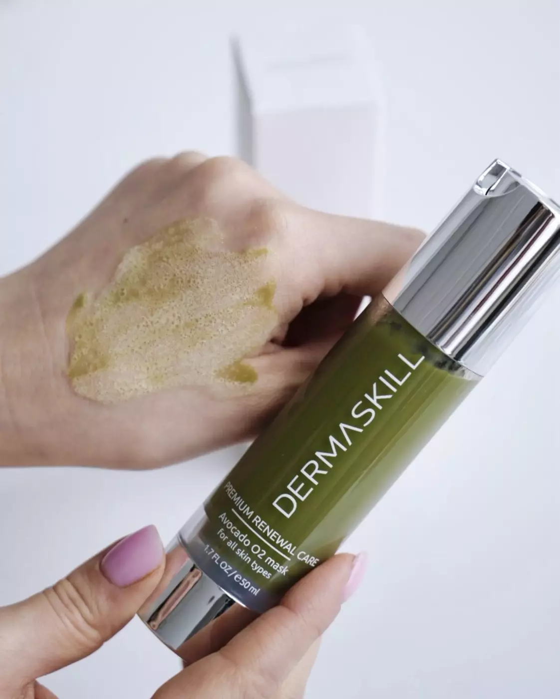 Киснева маска з авокадо та колагеном Dermaskill Avocado O2 Mask, 50 мл 